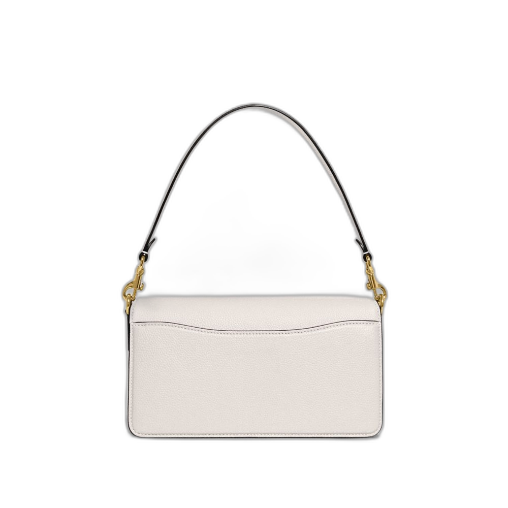 Tabby Shoulder Bag  26 - Brass/Chalk